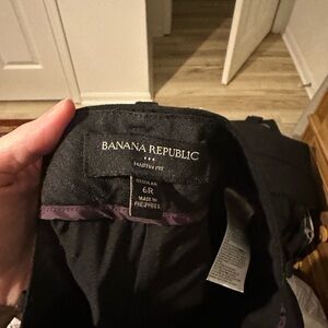 Banana Republic Charcoal Trousers